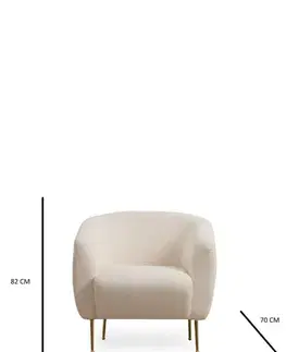 Kreslo ušiak Eses Cream - Wing