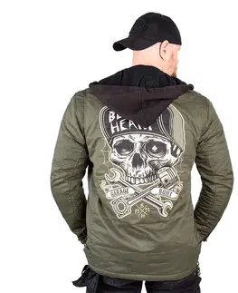 W-TEC Black Heart Hat Skull Jacket Hat Skull - S