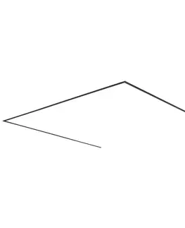 Moderný koľajnicový systém čierny 1-fázový 600 cm - Magnetic