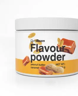 GymBeam Flavour powder arašidové maslo karamel
