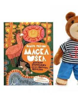 Set Kniha Ďalšie príhody Macka Uška a Plyšový medvedík Macko Uško 30 cm