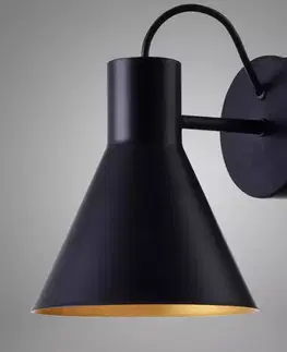 More Svietniková lampa 1x40w E27 Čierna matná