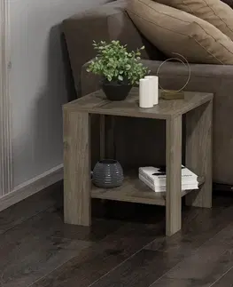 Príručný stolík / Odkladací stolík Midi Yan - Walnut