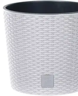 Kvetináč Rato okrúhly biely DRTUS250L-S449
