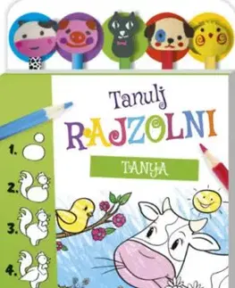Tanulj rajzolni - Tanya - Rajzolj több mint 30 tanyasi állatot! Ebben segít az 5 ceruza és az 5 radír.