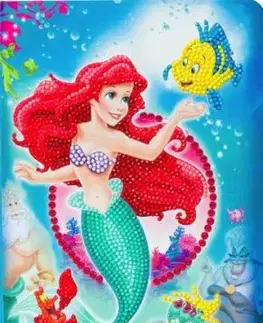 Zápisník Ariel Disney vykladanie z diamantov