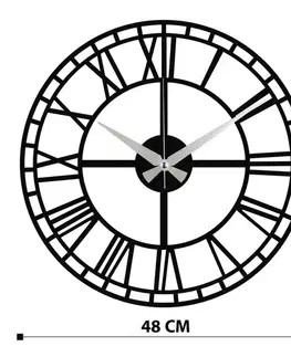 Dekoratívne kovové nástenné hodiny Enzoclock - S002