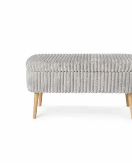 Lavica s úložným priestorom OSLO LINEN TOSCANO