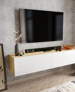 TV stolík Poling - White, Sapphire