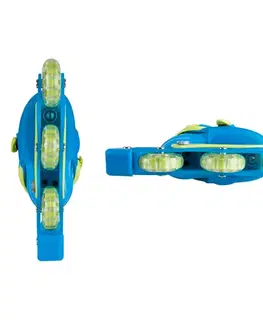 WORKER TriGo Skate LED - se sv. kolečky modrá - XS (26-29)