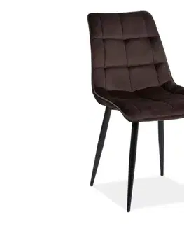 Jedálenská stolička CHIC VELVET Signal