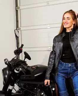 W-TEC Strass čierna s kamienkami - L