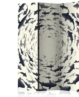 Paraván Fish Swirl Dekorhome