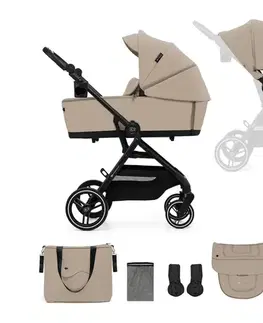 KINDERKRAFT SELECT YOXI 2v1 kombinovaný kočík Sand beige KSYOXI00BEG2000