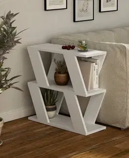 Príručný stolík / Odkladací stolík Lazena - White