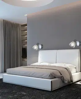 Nástenná lampa 1X40W E14 čierna + chróm MODO
