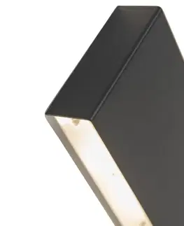 Moderná nástenná lampa čierna - Otan