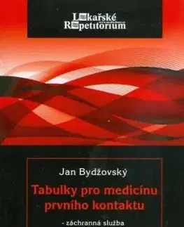 Tabulky pro medicínu prvního kontaktu - Jan Bydžovský