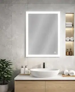 Zrkadlo LED 40 + dotykový spínač 60X80