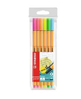 Liner Stabilo point 88 Neon 6 ks