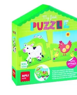 APLI Moje prvé Puzzle s nálepkami - APLI