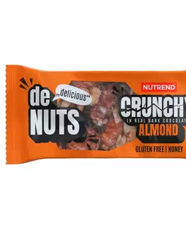 Nutrend DeNuts Crunchy 40g mandle v horkej čokoláde