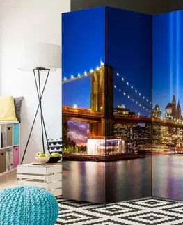 Paraván Blue New York II Dekorhome