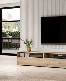 Barly TV stolík s možnosťou zavesenia-dub san remo