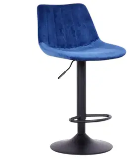 Barová stolička Zeta Lr-8076 Navy Blue 8167-68