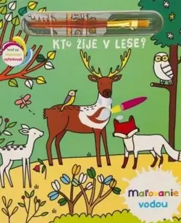 Maľovanie vodou: Kto žije v lese?