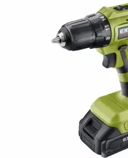 EXTOL CRAFT Vŕtačka AKU bezuhlíková, 20V, 2x 2Ah Li-on, 2A nabíjačka, 31Nm