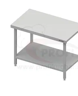  Neutrálný výdajný stôl s policou - 500x710x880mm