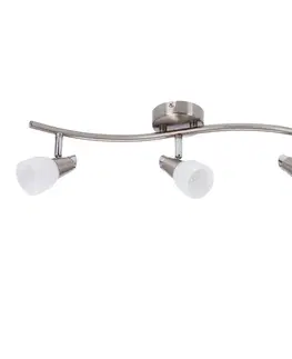 Nástenná lampa 3X40W G9 nikel chróm biela SELIA