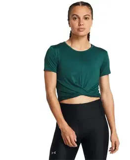 Under Armour Dámske Tričko Motion Crossover Crop SS Blue  XS