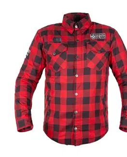 W-TEC Black Heart Rattlesneak čierna s červeným pruhom - 5XL