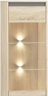 ArtMLM Vitrína JOE 05 s LED osvetlením