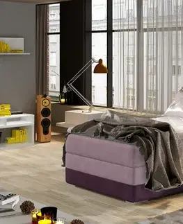 Luxusná posteľ BONAMI fialová pravá