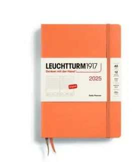 Denný diár LEUCHTTURM1917 2025 Apricot, Medium (A5) 2025, English