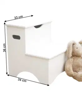 Schodíky pre deti HURLEY s úložným priestorom Tempo Kondela