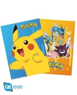 Sada plagátov POKÉMON: Colourful Characters (2 plagáty po 52x38cm)
