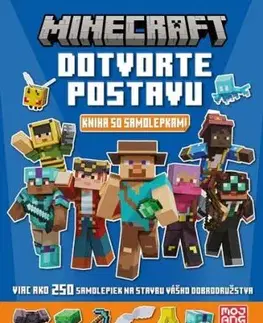 Minecraft: Dotvorte postavu - Kniha so samolepkami