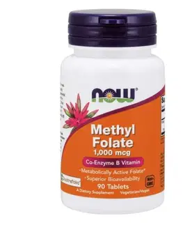 NOW Foods Metyl Folát 90 tab.