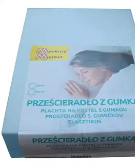 Plachta na posteľ jersey 90x200 farba 9700 modrý