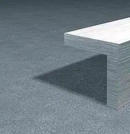 Rohový profil rovnoramenný Stříbro E01 tl. 2 mm