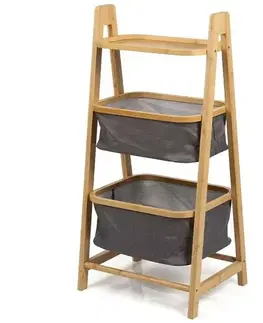 Kúpeľňová polica WABISABI LADDER BOX, bambusová