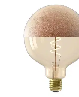  LED Stmievateľná žiarovka s vrchlíkom FILAMENT G125 E27/4W/230V 1800K medená 8712879155836
