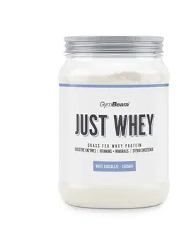 GymBeam Just Whey biela čokoláda kokos