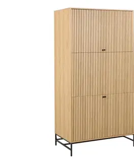 Šatníková skriňa OLIVIA 99×200 cm dub H000023726