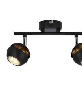 LED pásik Boni 2x3W gu10 čierny - POSLEDNÝ KUS