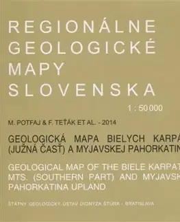Geologická mapa Bielych Karpát 1:50 000